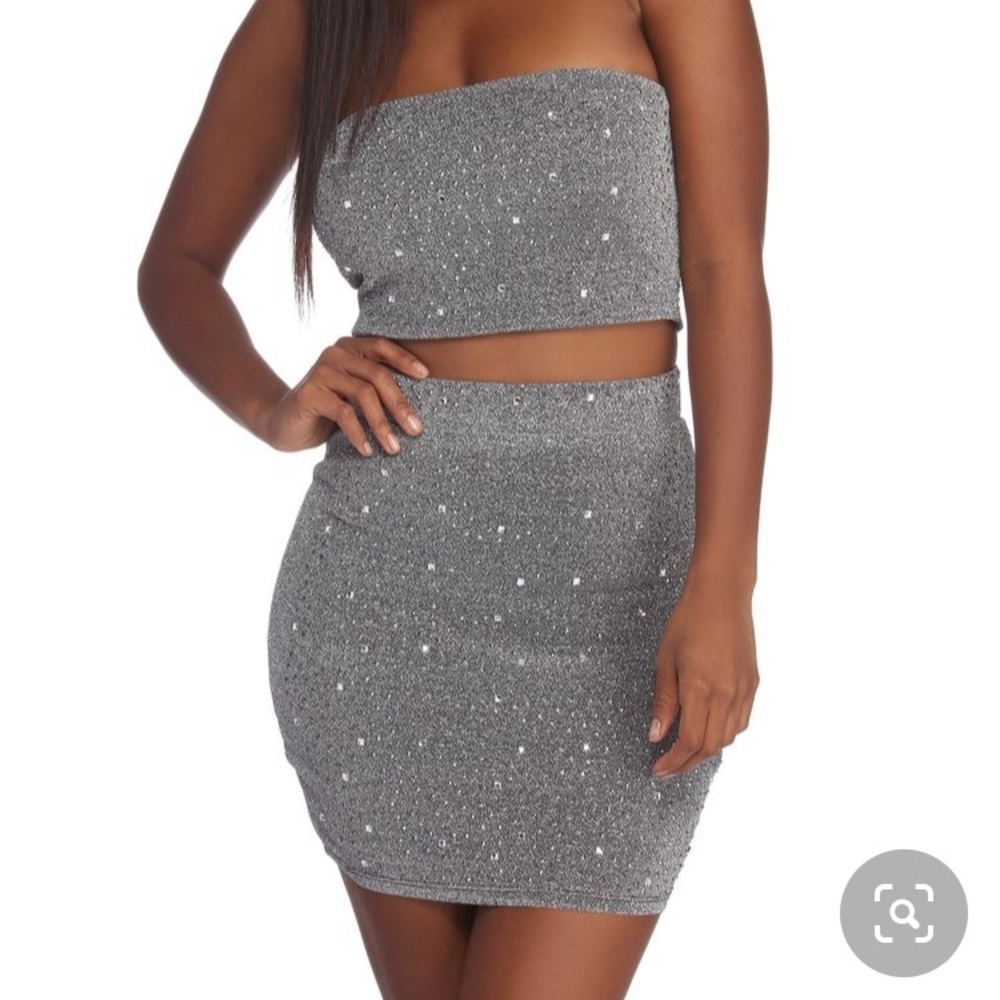 ❄️Windsor Rhinestone Studded Tube Top